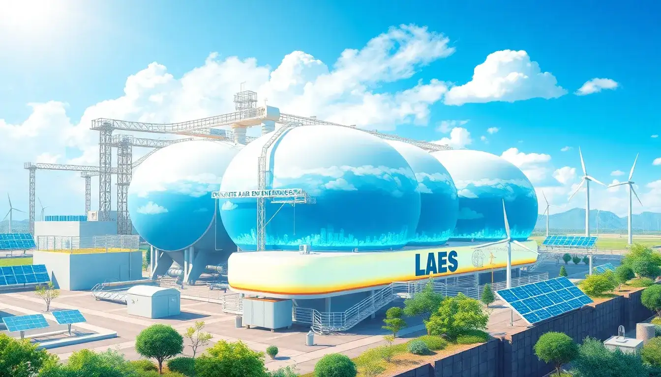 How does the cost of LAES impact its scalability