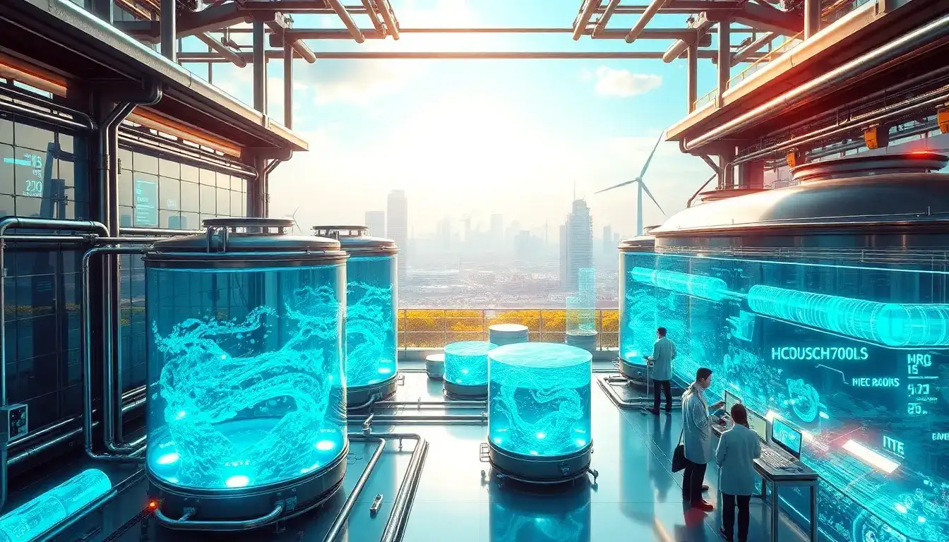 How does the efficiency of liquid air energy storage systems improve with advancements in technology