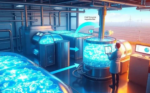 How does the cold recycle process improve the efficiency of liquid air energy storage systems