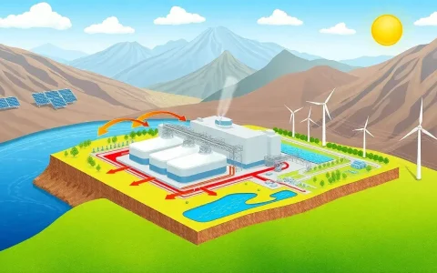 How does the location of a liquid air energy storage plant affect its efficiency