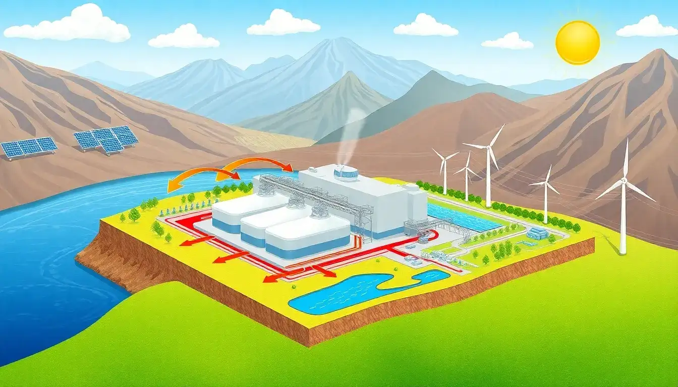 How does the location of a liquid air energy storage plant affect its efficiency