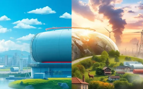 What are the environmental impacts of using liquid air energy storage