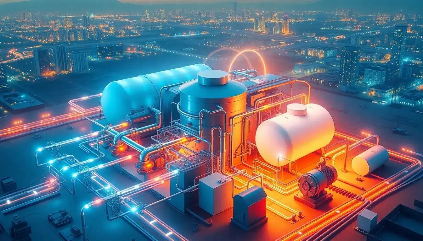 How does the integration of external thermal systems impact the efficiency of LAES