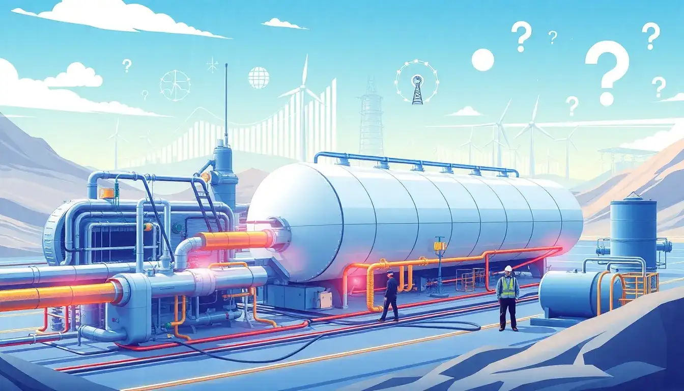 What are the main challenges in scaling LAES systems