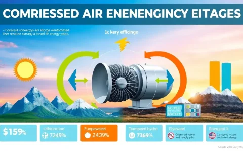 How does the efficiency of CAES systems compare to other energy storage technologies