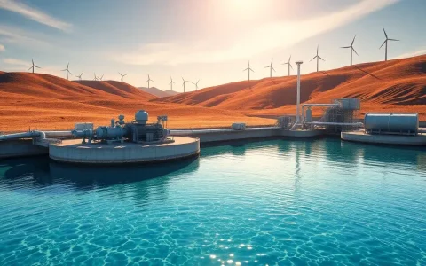 What role do water-filled reservoirs play in improving CAES efficiency