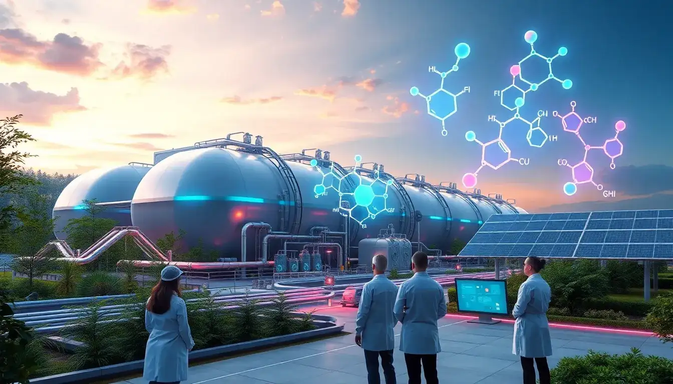 How do chemical reactions enhance the efficiency of CAES