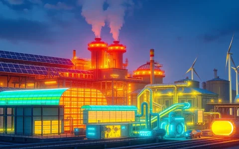 How does thermal energy storage contribute to the decarbonization of heavy industries like cement and steel