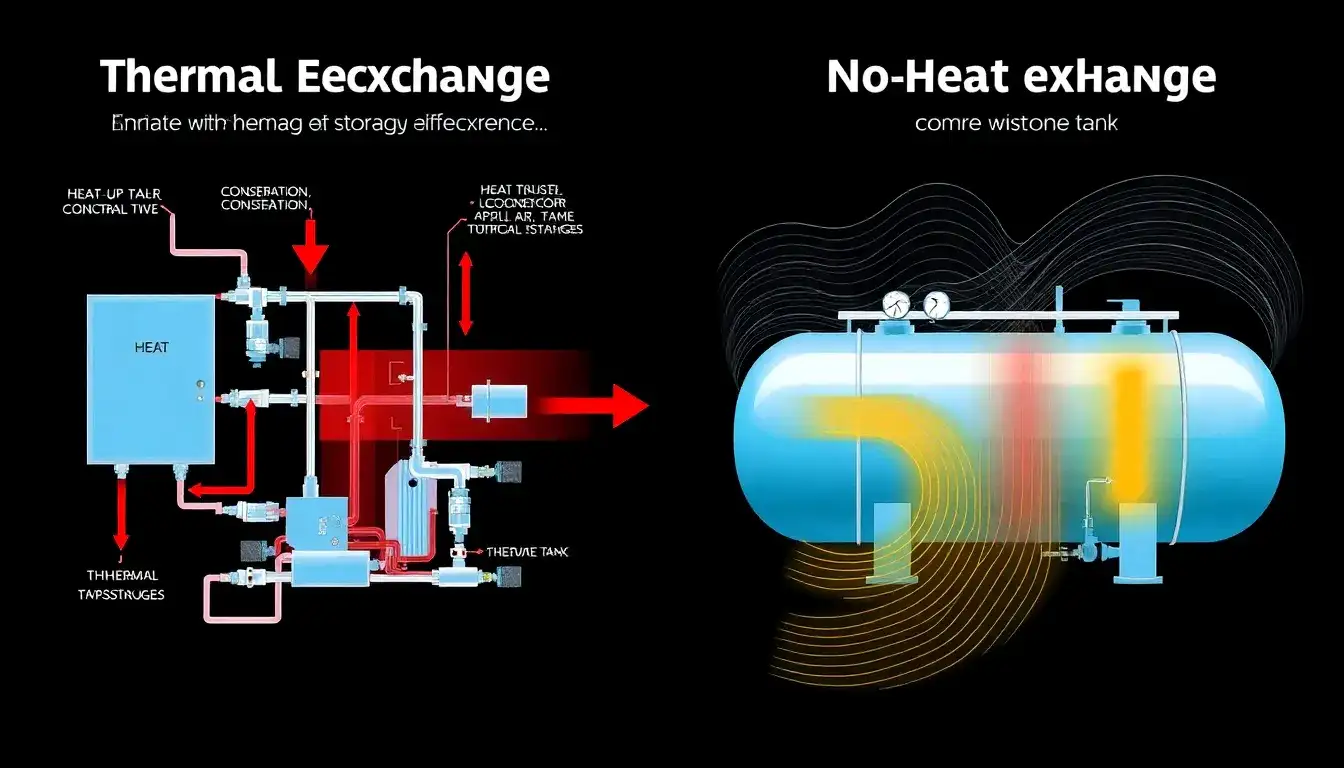 How does thermal energy management differ between diabatic and adiabatic CAES systems