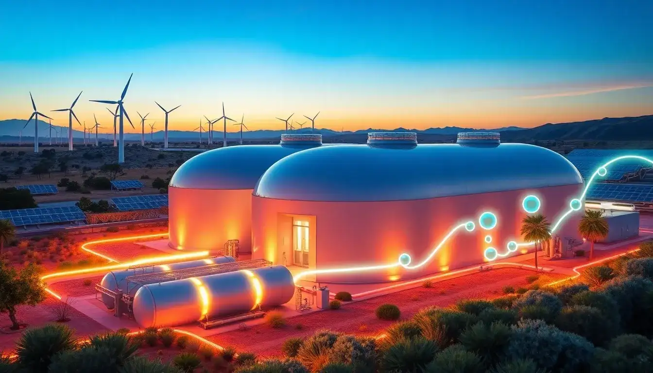 What role does thermal energy storage play in reducing CO2 emissions in CAES systems