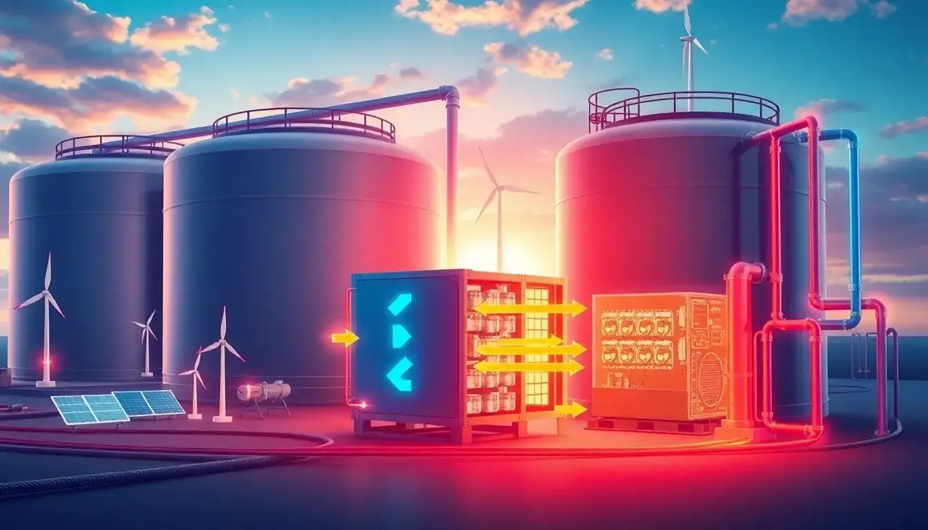 How does thermal energy storage improve the efficiency of CAES systems