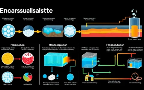 How does the encapsulation method of phase change materials affect their performance in thermal energy storage