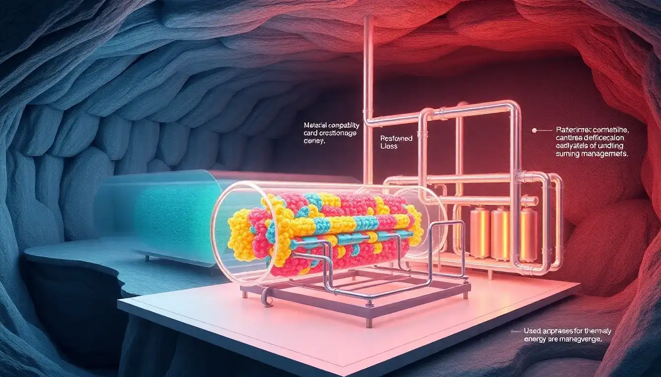 What are the challenges associated with integrating phase change materials into CAES systems