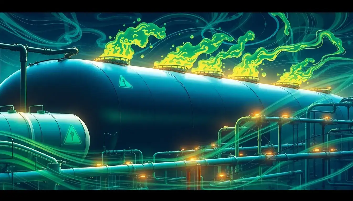 What role do residual hydrocarbons play in the explosion risk of CAES systems