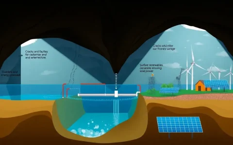 What are the main challenges in implementing CAES in depleted natural gas reservoirs