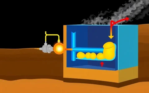 How does the ignition and explosion potential affect the safety of CAES in depleted gas reservoirs