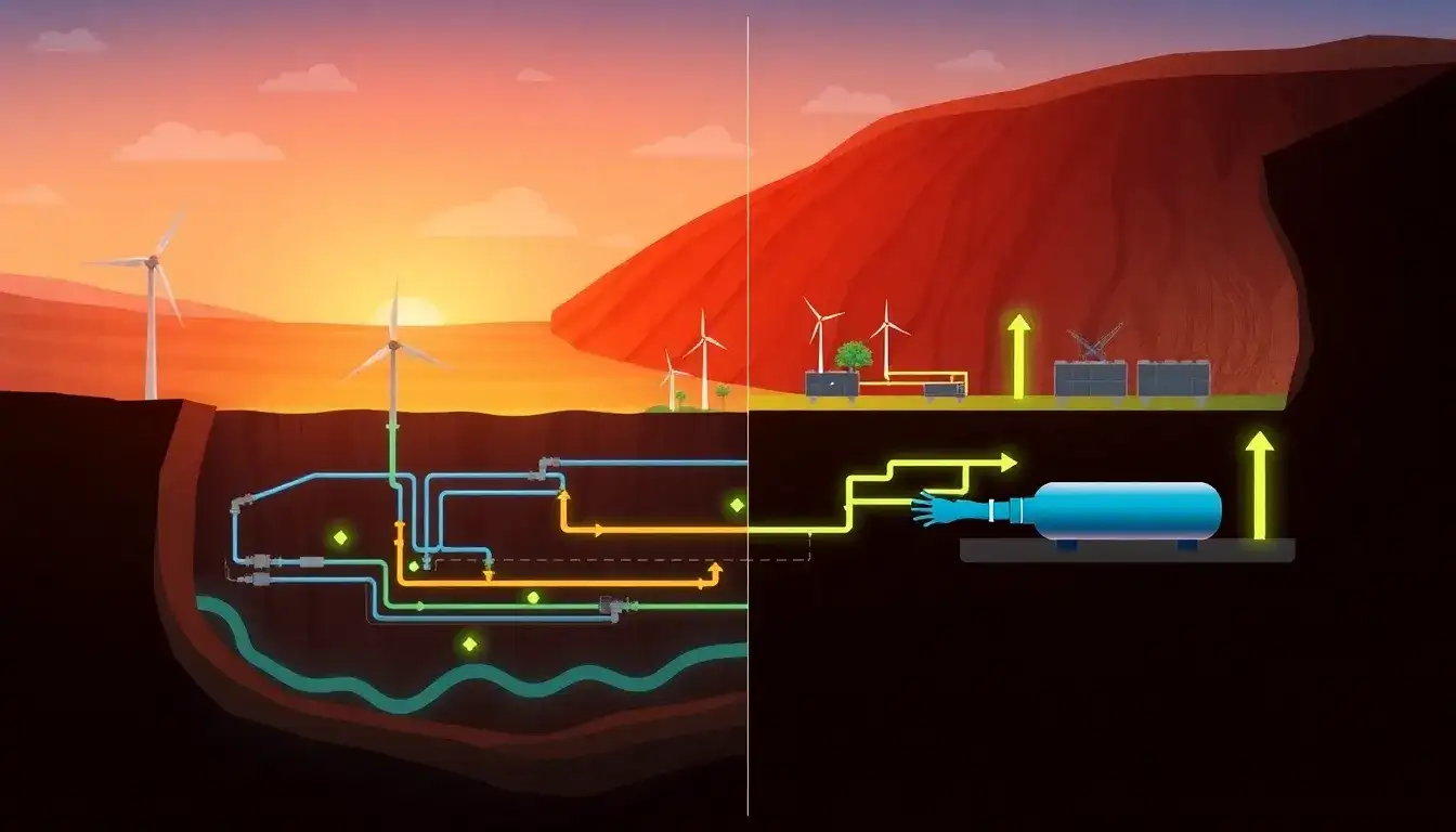 What are the potential benefits of using depleted natural gas reservoirs for CAES compared to salt caverns