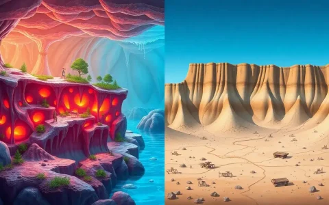 What are the environmental impacts of using salt caverns versus depleted gas reservoirs