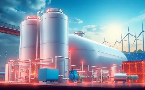 How does thermal energy storage work in adiabatic CAES systems