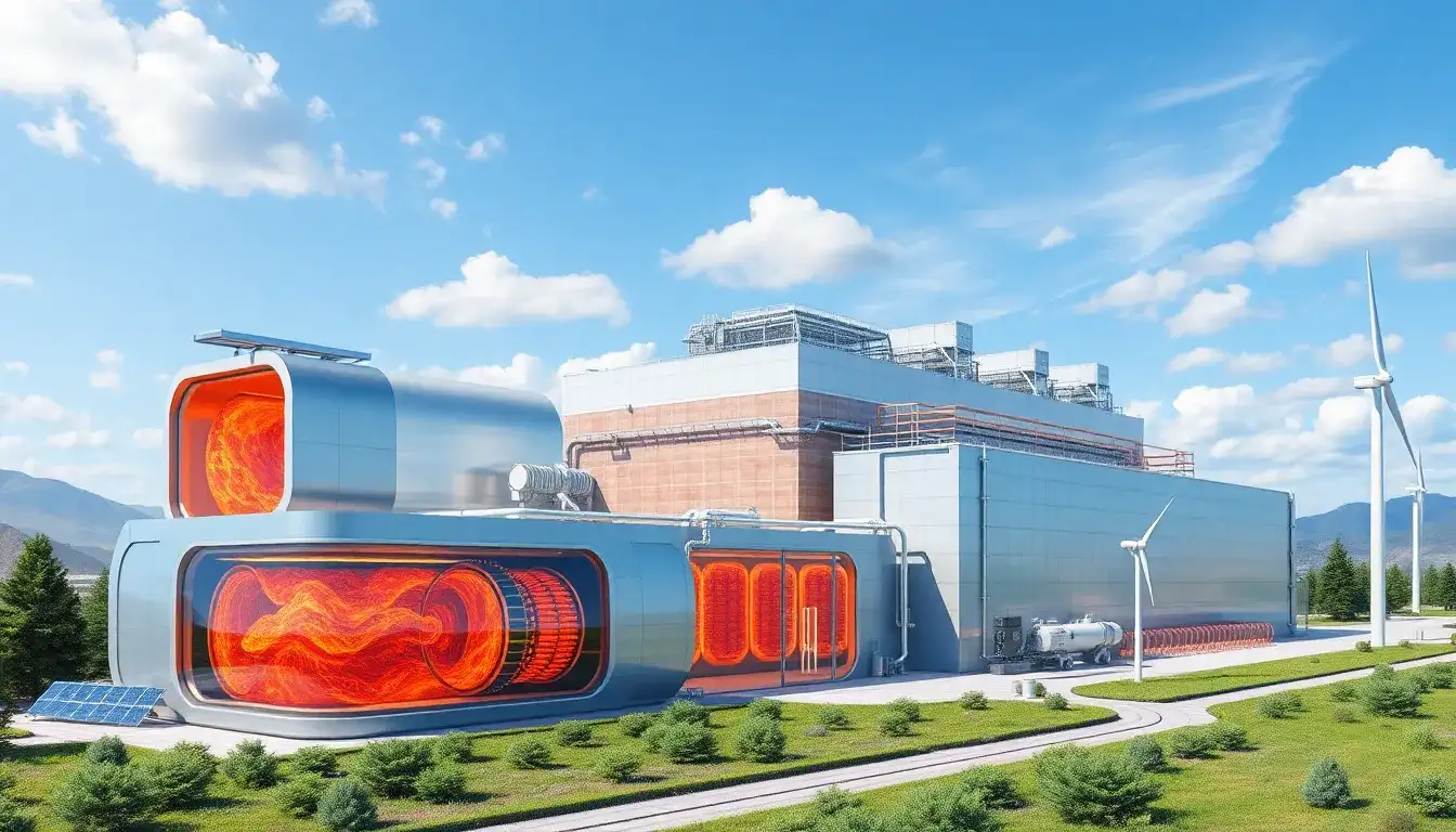 What innovations are being developed for high-temperature thermal storage in CAES systems