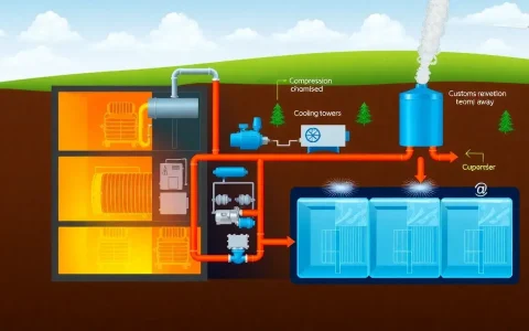 How does the expansion process in CAES systems remove heat