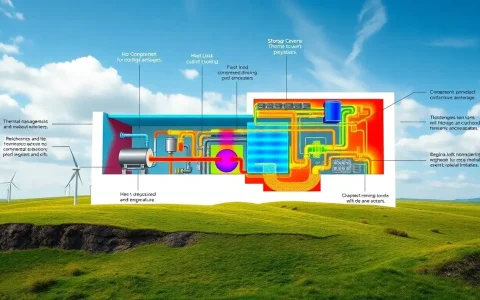 What are the challenges in managing heat in CAES systems