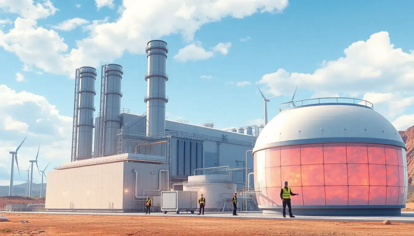 What are the advantages and disadvantages of using molten salt as a heat storage medium in CAES