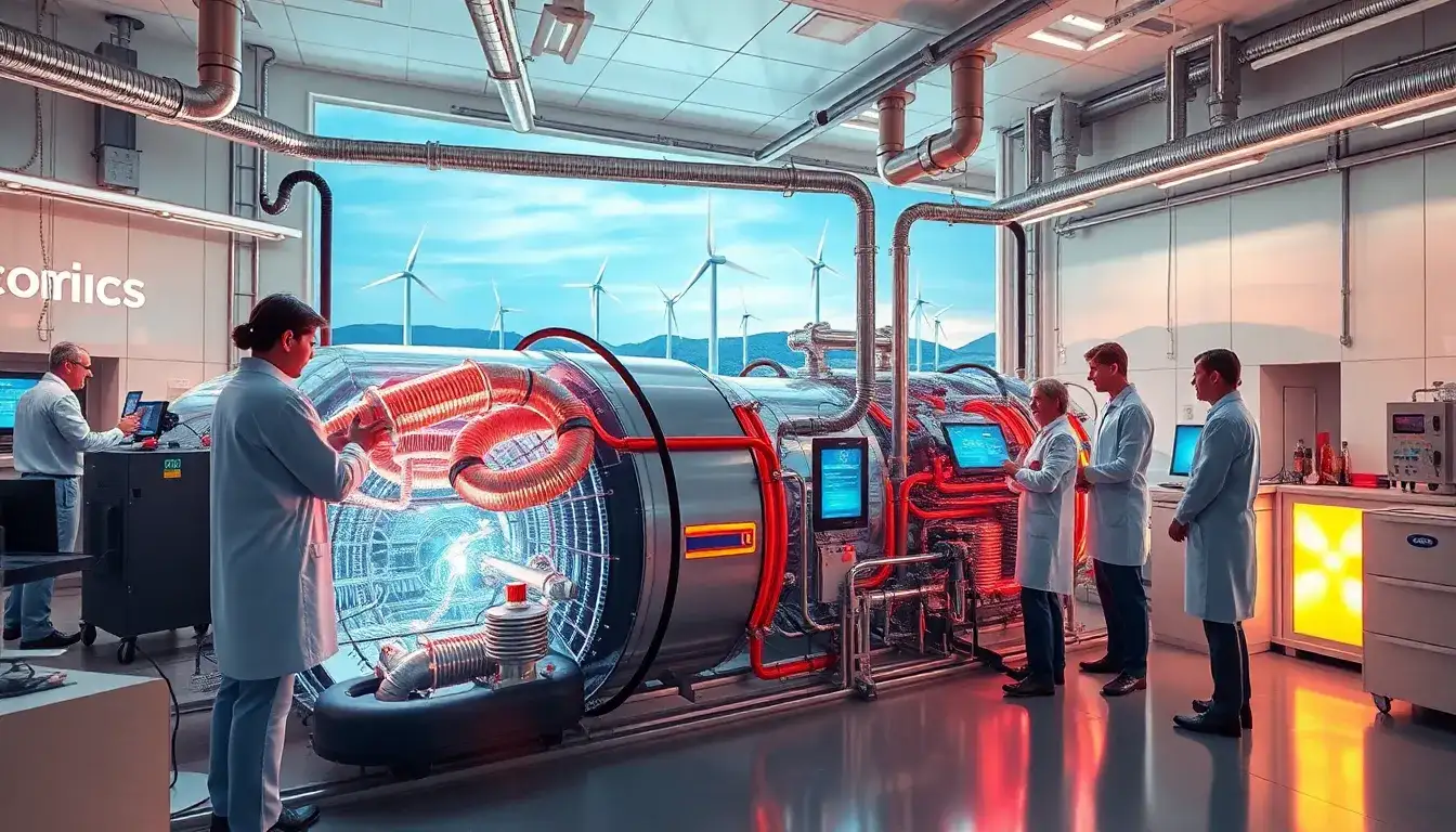 What innovations are being developed to improve thermal storage techniques in CAES