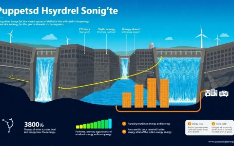 How does pumped hydro storage's efficiency impact its overall effectiveness