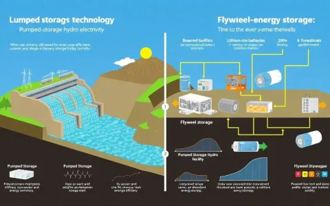 How does the efficiency of pumped hydro storage compare to other energy storage technologies