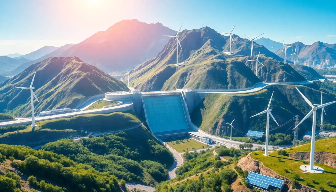 Can pumped hydro storage be integrated with renewable energy sources like solar and wind