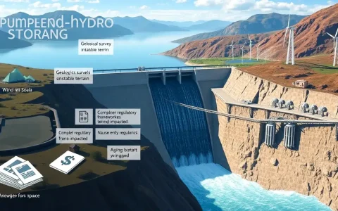 What are the main challenges faced by pumped hydro storage projects