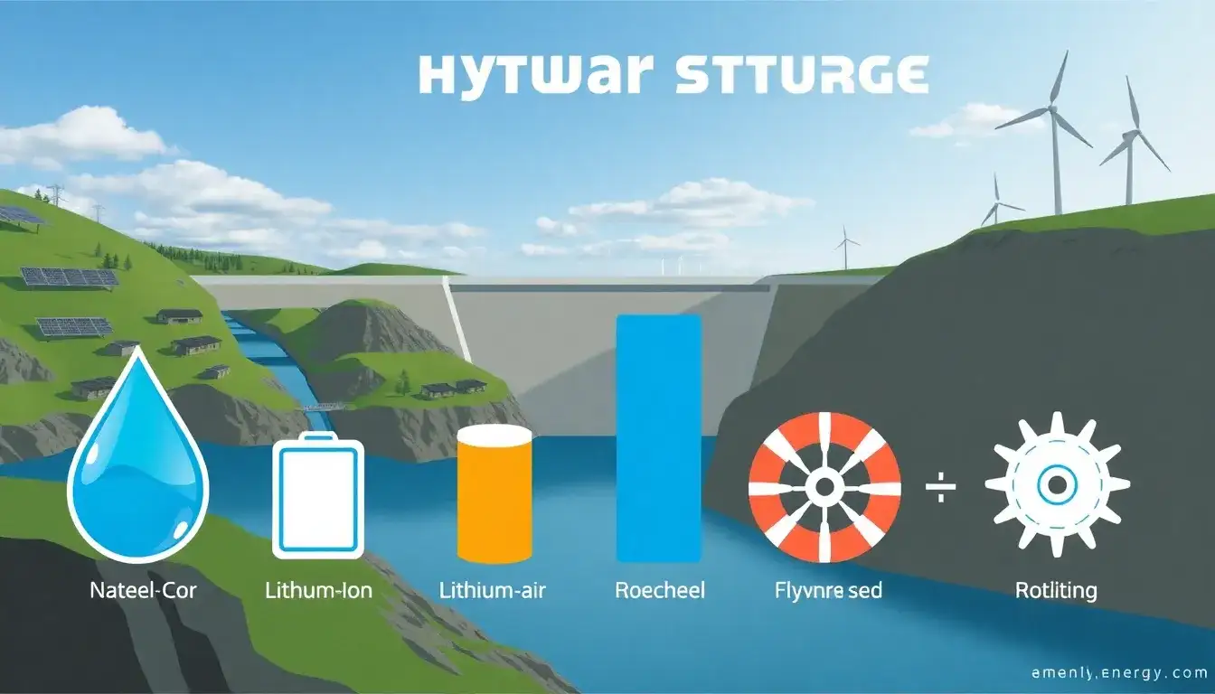 How do the capital costs of pumped hydro storage compare to those of other energy storage solutions