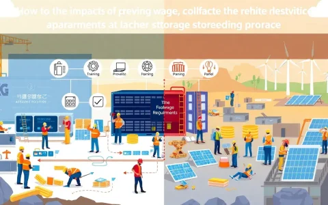How do prevailing wage and apprenticeship requirements influence the recruitment of labor for energy storage projects