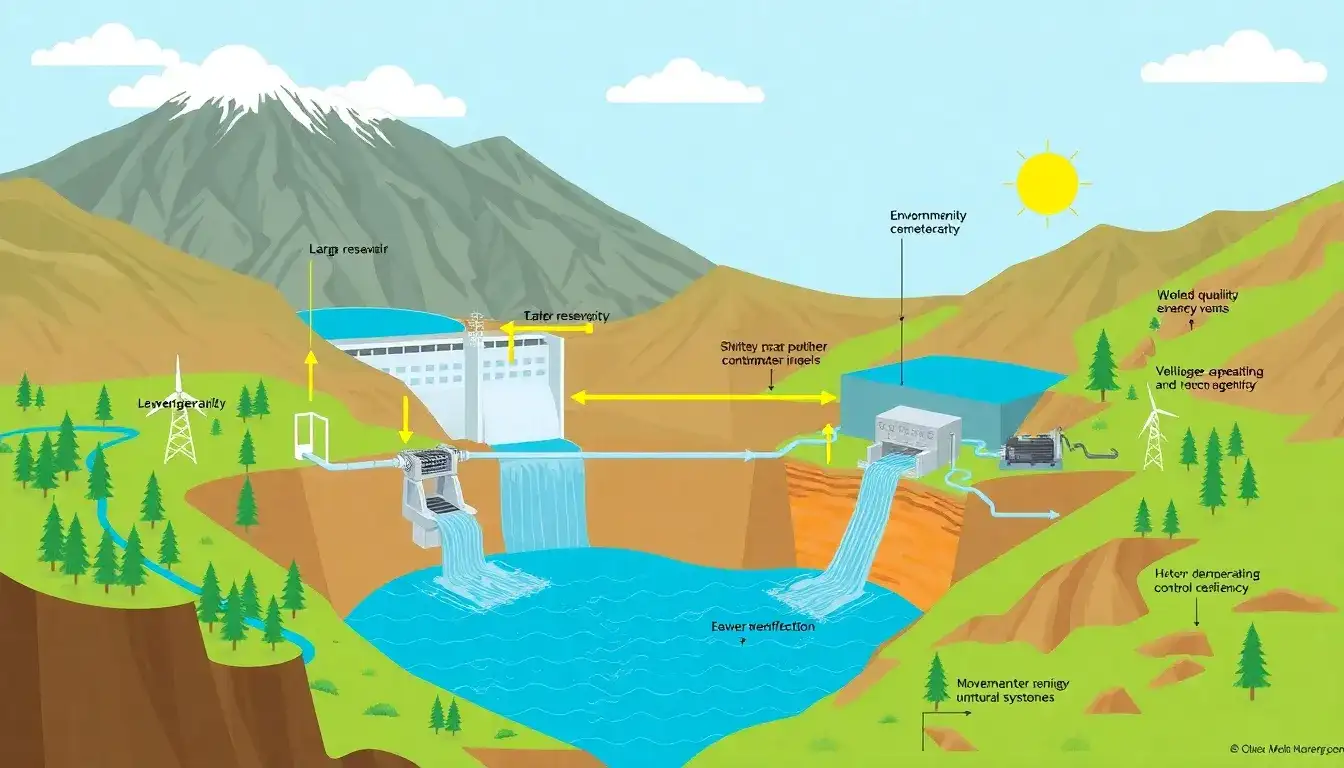 What are the main factors that affect the efficiency of pumped hydro storage