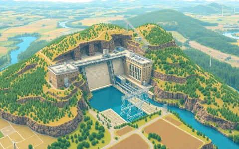 How does the location of a pumped hydro storage facility impact its environmental footprint