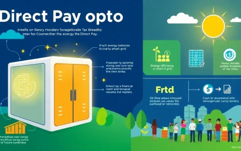 What are the benefits of the direct pay option for energy storage tax credits