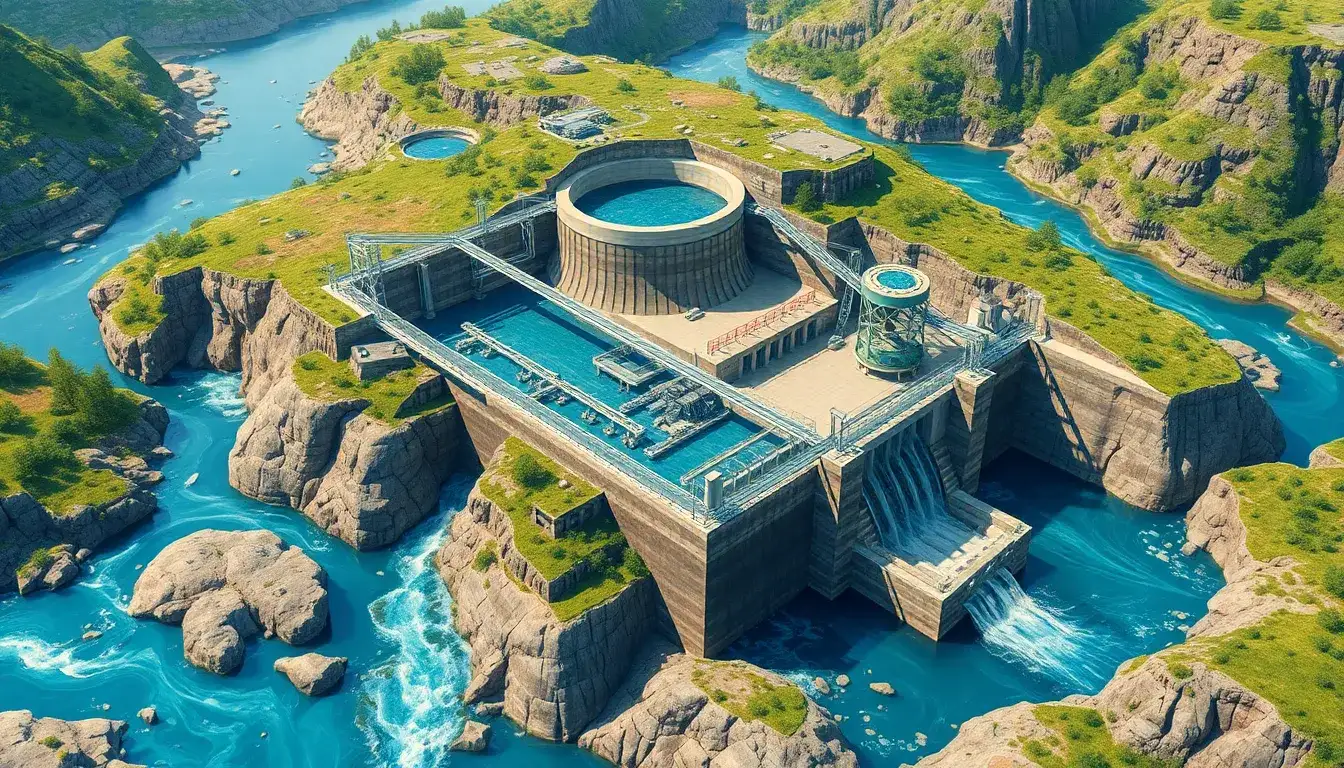 What role does local hydrology play in the efficiency of pumped hydro storage systems