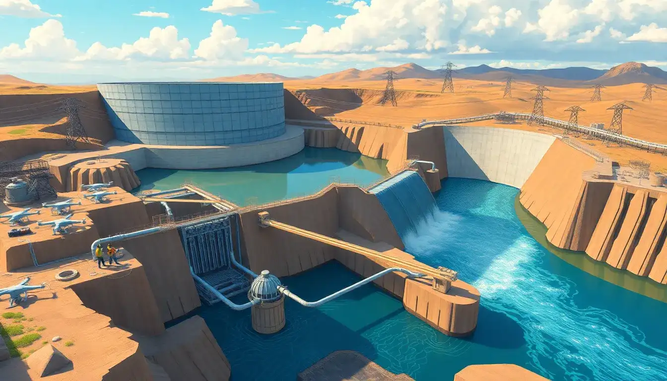 How does the dependency on the electricity grid influence the maintenance requirements of pumped hydro storage