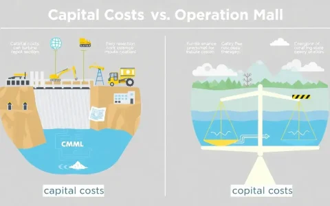 How do capital costs compare to operational costs in pumped hydro storage