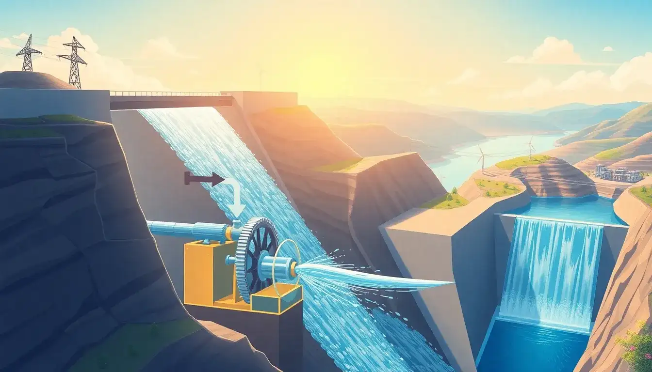 How does the energy recovery rate affect the overall efficiency of pumped hydro storage