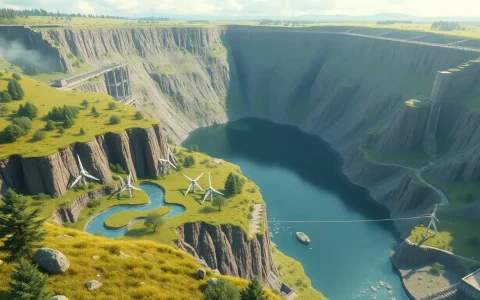 What are the environmental impacts of using disused mines as reservoirs for pumped hydro storage