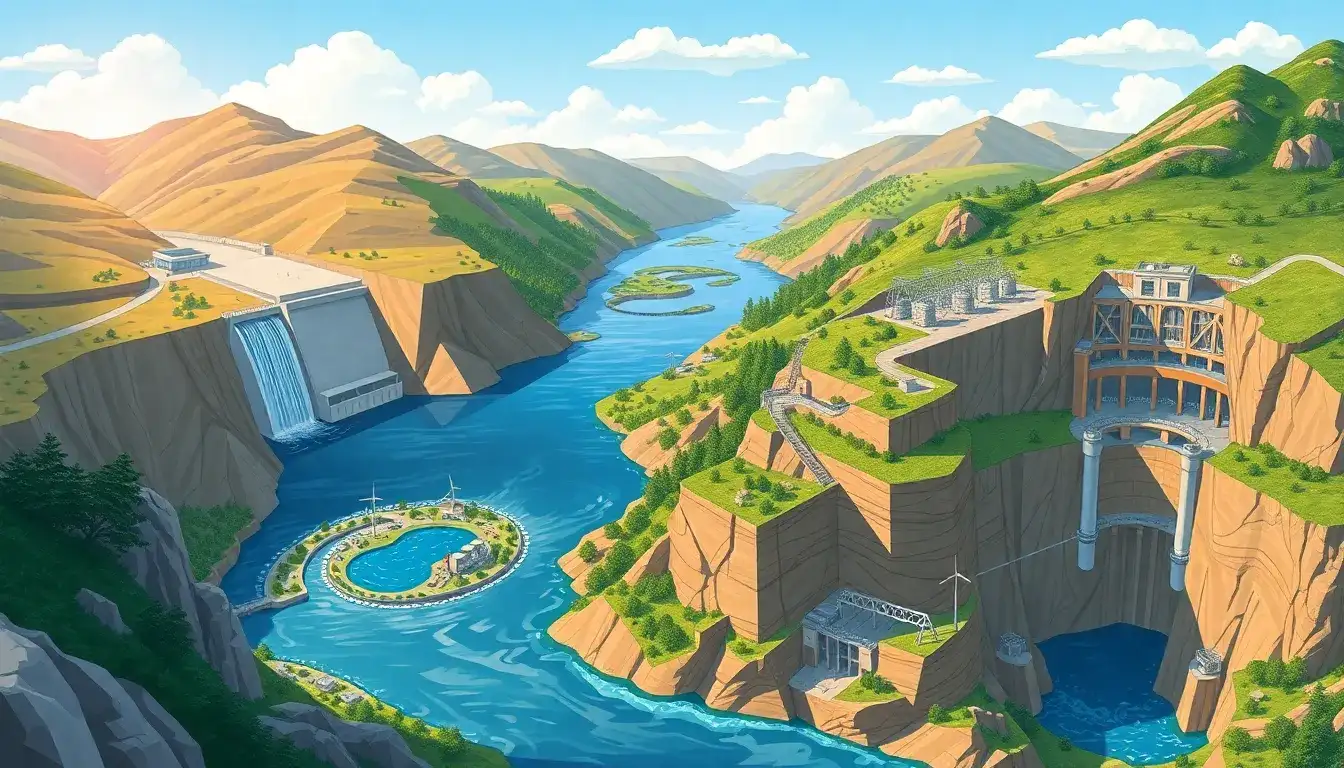 What are the environmental impacts of different types of pumped hydro storage systems