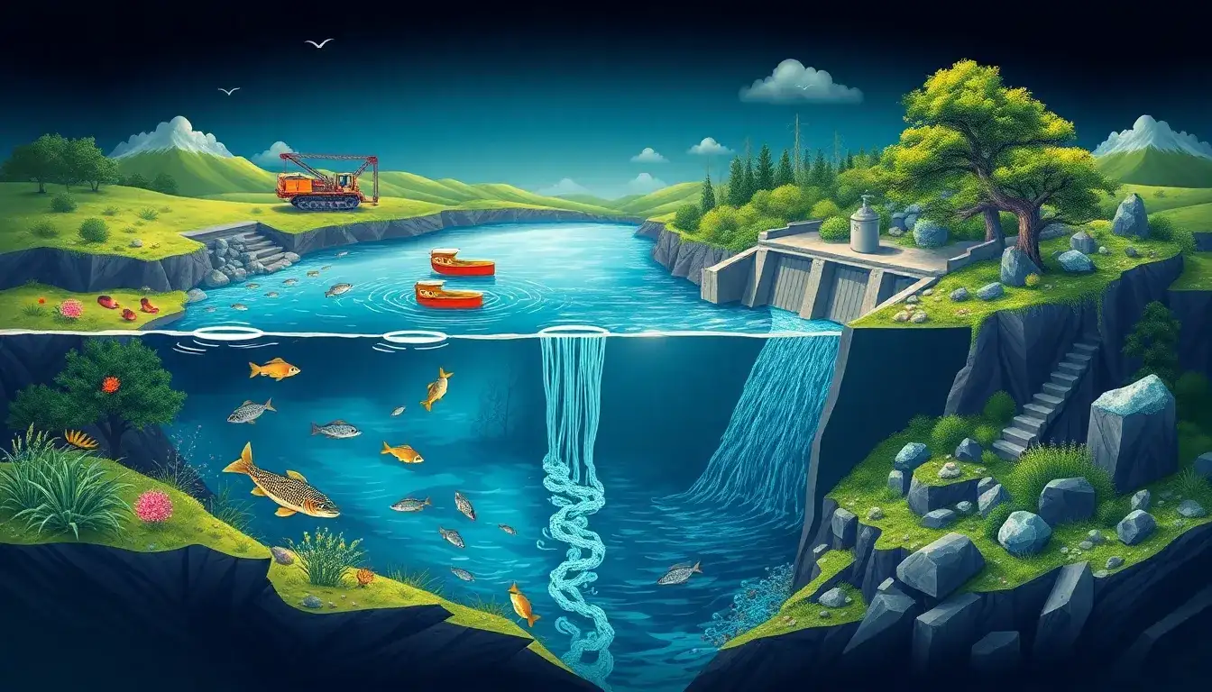 What are the main ecological concerns associated with the construction of pumped storage hydropower dams