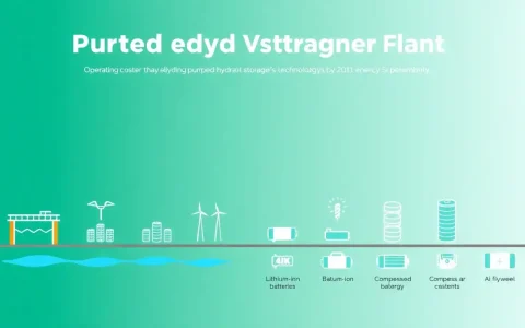 How do the operating costs of pumped hydro storage plants compare to other energy storage technologies