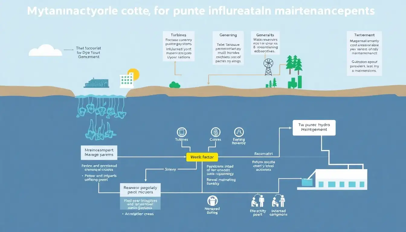 What factors most significantly influence the maintenance costs of pumped hydro storage plants