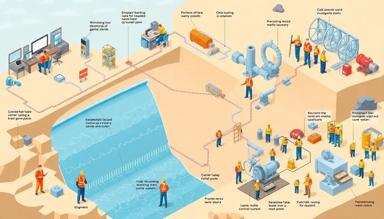 What are the typical labor requirements for maintaining a pumped hydro storage plant