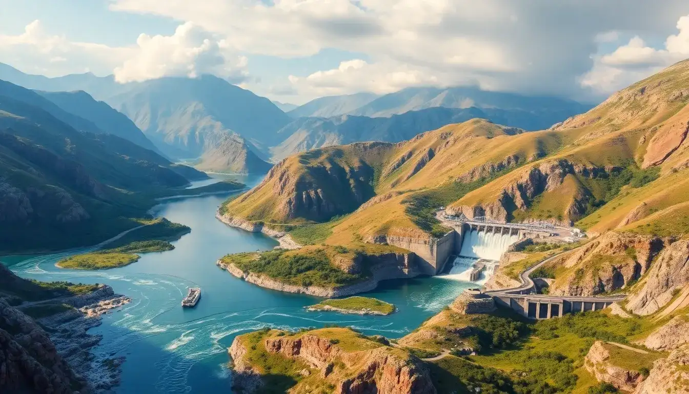 What are the main geological features that make a location ideal for pumped hydro storage