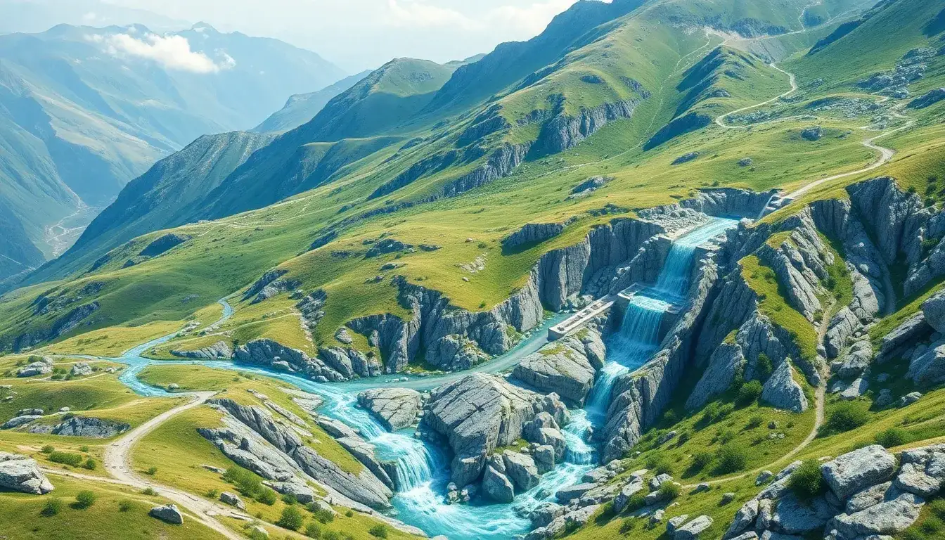 How does the Obermeyer Hydro system reduce geological risks