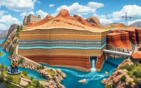 What role does the type of rock play in the construction of pumped hydro storage facilities